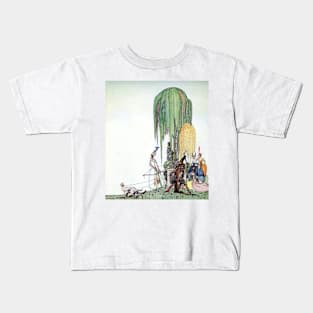 Czarina's Archery by Kay Nielsen Kids T-Shirt